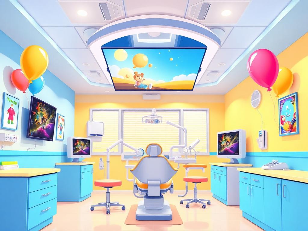 Themed room 1 at Party Time Children's Dental